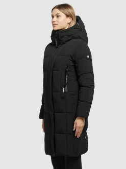 Khujo Manteaux De Mi-saison Manteau Mi-saison Namita Femme Noir -Magasin de vêtements Khujo pas cher c3604b197bb7b0285dabf4d17e5ac2b2