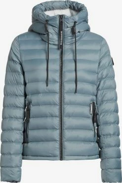 Khujo Vestes De Mi-saison Veste Mi-saison Lovina Femme Bleu-gris