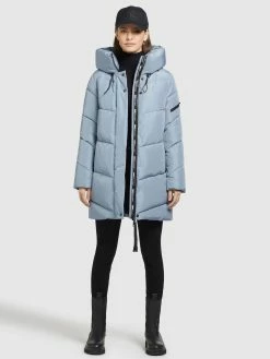 Khujo Vestes Dhiver Veste D’hiver Jordis 4 Femme Bleu Clair -Magasin de vêtements Khujo pas cher c3ce04d9fa0abe36a1be180290d2cdee