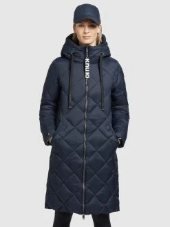 Khujo Manteaux Dhiver Manteau D’hiver LENNJA Femme Marine -Magasin de vêtements Khujo pas cher c3f67c65023dcf12621bb7fd628d8be2