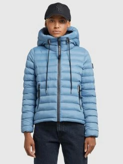 Khujo Vestes Dhiver Veste D’hiver Lovina 3 Femme Bleu Clair -Magasin de vêtements Khujo pas cher c44887b58fca5e8ac42b26dd7a6b5807