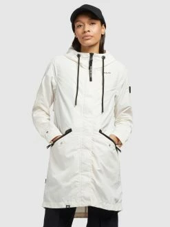 Khujo Manteaux De Mi-saison Manteau Mi-saison Games2 Femme Blanc -Magasin de vêtements Khujo pas cher c520bb60aec523c644e6fd7d310c5391