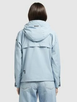 Khujo Vestes De Mi-saison Veste Mi-saison BLAIR Femme Bleu Clair -Magasin de vêtements Khujo pas cher c6310b1e08835f0a5aef2fe81812f1e1