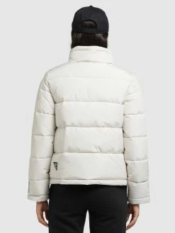 Khujo Vestes Dhiver Veste D’hiver Tuba Femme Blanc Cassé -Magasin de vêtements Khujo pas cher c6b8b1e2012dc92a268f93e6e0b4695a