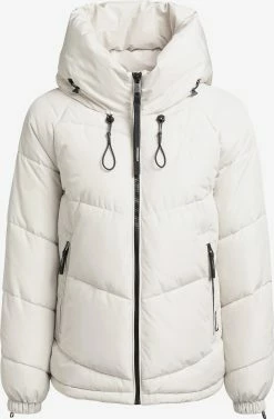 Khujo Vestes Dhiver Veste D’hiver Esila 3 Femme Blanc Naturel