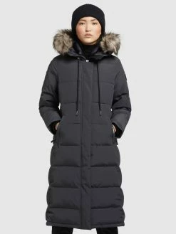 Khujo Manteaux Dhiver Manteau D’hiver LOLL Femme Anthracite -Magasin de vêtements Khujo pas cher c7745b66e227dd40b308ff3e707e7755