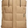 Khujo Vestes Sans Manches Gilet MAGNETA MATT Femme Beige -Magasin de vêtements Khujo pas cher c932ab69d6ee6994a5173321db53086b
