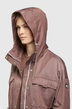 Khujo Vestes De Mi-saison Veste Mi-saison PRAYATA Femme Marron -Magasin de vêtements Khujo pas cher cadfd62402349c829cf4afc50a94c4d3