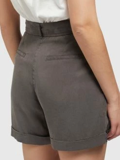 Khujo Shorts Loosefit Pantalon à Pince Elida Femme Anthracite -Magasin de vêtements Khujo pas cher cb6d81465b02f7f32fa8ff59a865b6ed