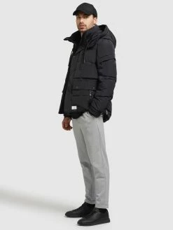 Khujo Vestes Dhiver Veste D’hiver Shinzo Homme Noir -Magasin de vêtements Khujo pas cher cc393b6e55bc25ef1a9f42d6dd08fea3