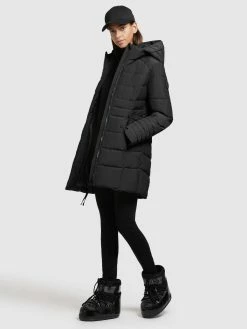 Khujo Manteaux Courts Manteau Mi-saison Amaray Femme Noir -Magasin de vêtements Khujo pas cher cdffd1fdab4729f459c378a2ddcb4722