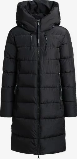 Khujo Manteaux Dhiver Manteau D’hiver Jilias Femme Noir