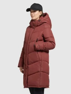 Khujo Manteaux Dhiver Manteau D’hiver Limetta Femme Rouge Rouille -Magasin de vêtements Khujo pas cher cf6ed998a6b806301092b138d161cfb1