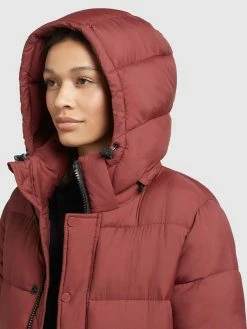 Khujo Manteaux Dhiver Manteau D’hiver Corinna Femme Rouge Rouille -Magasin de vêtements Khujo pas cher cf91809359cc86c78fb7e8a0a7c21bc4