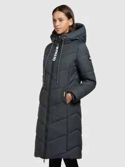 Khujo Manteaux Dhiver Manteau D’hiver Aribay Femme Bleu Nuit -Magasin de vêtements Khujo pas cher d03437556eaf0d276e32c606f3524f23