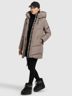 Khujo Vestes Dhiver Veste D’hiver Jordis 4 Femme Taupe -Magasin de vêtements Khujo pas cher d0e47a8f6004130883fab70de3afd4bd