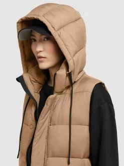 Khujo Vestes Sans Manches Gilet Tourin Femme Noisette -Magasin de vêtements Khujo pas cher d10831c152fc9ac04afa9d08fa7793d8