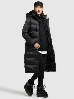 Khujo Manteaux Dhiver Manteau D’hiver Julina Femme Noir -Magasin de vêtements Khujo pas cher d221a7c93dfb45511367ed8336209c6d