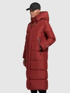 Khujo Manteaux Dhiver Manteau D’hiver Soulani Femme Rouge Rouille -Magasin de vêtements Khujo pas cher d2603ccd360b755f58a7438dc7ed309c