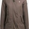 Khujo Parkas Parka Mi-saison LARIA Femme Marron -Magasin de vêtements Khujo pas cher d2d6ccb4e3294678ca3b9be77ba31250