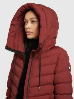 Khujo Manteaux Courts Manteau D’hiver Tuhani Femme Rouge Rouille -Magasin de vêtements Khujo pas cher d38ed87ea21c56a09d67cfb93edeb6c1