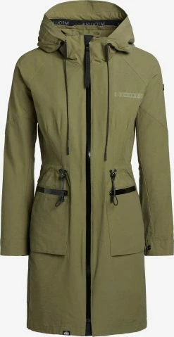 Khujo Parkas Parka Mi-saison Femme Olive