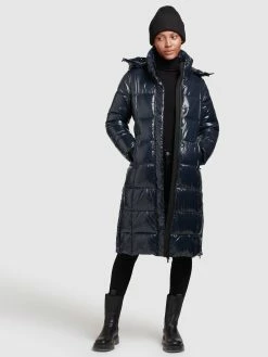 Khujo Manteaux Dhiver Manteau D’hiver Tonka Femme Bleu Foncé -Magasin de vêtements Khujo pas cher d495f39dcd2bed7d8f7aef8d4669c011