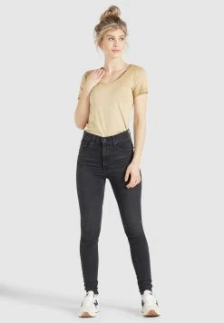 Khujo T-shirts T-shirt PERGOLA Femme Jaune Clair -Magasin de vêtements Khujo pas cher d4ccf2e0fdf64304f3168c5086a30339