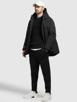 Khujo Vestes Dhiver Veste D’hiver Bates Homme Noir -Magasin de vêtements Khujo pas cher d52242d3c24fb08ded98818b57c939de