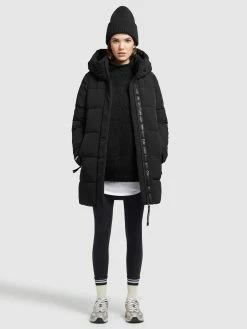 Khujo Manteaux Courts Manteau D’hiver Wente Femme Noir -Magasin de vêtements Khujo pas cher d5fd188e47d22f676bcc7b40a94efc19