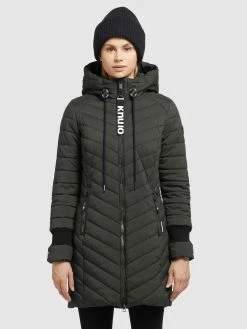 Khujo Manteaux Dhiver Manteau D’hiver Nita Femme Kaki -Magasin de vêtements Khujo pas cher d7d4b538dc9e1a9b635651c195383eee