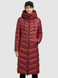 Khujo Vestes Dhiver Veste D’hiver Ingram Shine Femme Rouge Foncé -Magasin de vêtements Khujo pas cher d878fb7c6eb72a36c7931b7d43eb67d2
