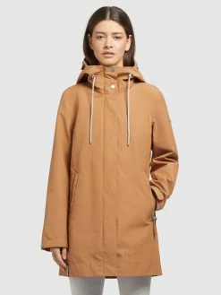 Khujo Manteaux De Mi-saison Manteau Mi-saison Artisa Femme Beige -Magasin de vêtements Khujo pas cher da50c0b02c3937541871c74630b02b33