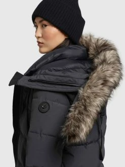 Khujo Manteaux Dhiver Manteau D’hiver LOLL Femme Anthracite -Magasin de vêtements Khujo pas cher dbafb3daa4ef3746d0df594ee5610b65