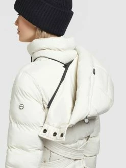 Khujo Manteaux Dhiver Manteau D’hiver OLALLA MATT Femme Blanc Cassé -Magasin de vêtements Khujo pas cher dc99dca23e4e9b35bfdde8c93f5db436