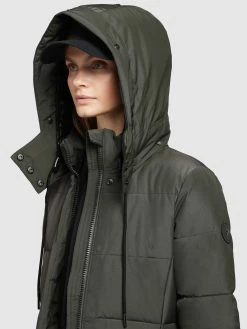 Khujo Manteaux Dhiver Manteau D’hiver Cliv Femme Vert Foncé -Magasin de vêtements Khujo pas cher dd2014542d8fb144b58b685073fbe028