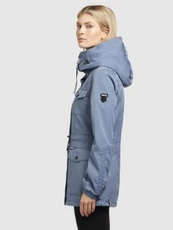 Khujo Parkas Parka Mi-saison ELST Femme Bleu -Magasin de vêtements Khujo pas cher e0929637cd576a68cc3a81321bb233ce