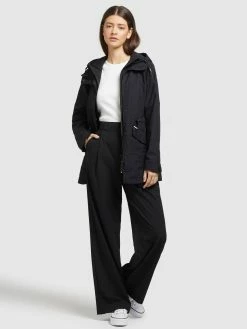 Khujo Parkas Parka Mi-saison FELINA Femme Noir -Magasin de vêtements Khujo pas cher e09ccb301ace4c040839d848da601d0f