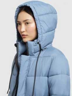 Khujo Manteaux Dhiver Manteau D’hiver Julina Femme Bleu Clair -Magasin de vêtements Khujo pas cher e0c3855934819179a30a6e5f6745e73b