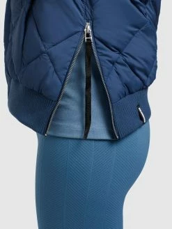 Khujo Vestes De Mi-saison Veste Mi-saison Leona Femme Bleu -Magasin de vêtements Khujo pas cher e293bdfe7e965e62e23b287533366d33