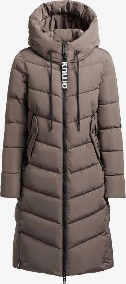 Khujo Manteaux Dhiver Manteau D’hiver Klayd Femme Sépia