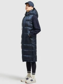 Khujo Vestes Sans Manches Gilet Tourin Femme Bleu Marine -Magasin de vêtements Khujo pas cher e3e9c1d89977acdfc37165e2b67e51a0