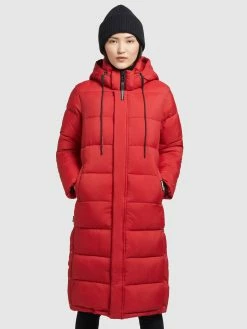 Khujo Manteaux Dhiver Manteau D’hiver Julina Femme Rouge -Magasin de vêtements Khujo pas cher e548782293b41ea164cae4458e103ea1