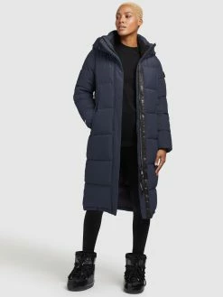 Khujo Manteaux Dhiver Manteau D’hiver TIONE Femme Bleu Marine -Magasin de vêtements Khujo pas cher e5800cf4d841b8f365225f3d7efd83c5