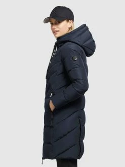 Khujo Manteaux De Mi-saison Manteau Mi-saison Mugg Femme Bleu Marine -Magasin de vêtements Khujo pas cher e58861e516853078909e58f291e4f631