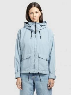 Khujo Vestes De Mi-saison Veste Mi-saison BLAIR Femme Bleu Clair -Magasin de vêtements Khujo pas cher e648f39756b1a0af0974317982d3f53a