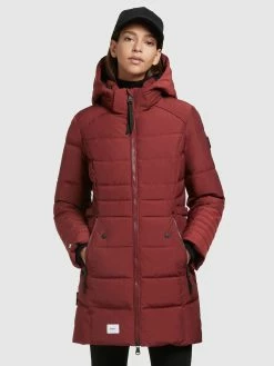 Khujo Manteaux Courts Manteau Mi-saison Amaray 3 Femme Rouge Rubis -Magasin de vêtements Khujo pas cher e6a76d93f8c572f89932c1a51377034b