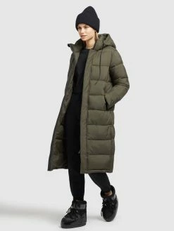 Khujo Manteaux Dhiver Manteau D’hiver Julina Femme Kaki -Magasin de vêtements Khujo pas cher e7364781bb032d391f36c91cc2deb7b9