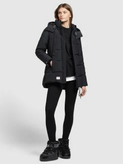 Khujo Vestes Dhiver Veste D’hiver Eunice Femme Noir -Magasin de vêtements Khujo pas cher e75719ef78888026403a8b5f8110b450
