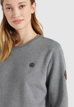 Khujo Sweats Sweat-shirt Lisel Femme Gris -Magasin de vêtements Khujo pas cher e7bdeb86498a5cc60b7f4902a98accc0
